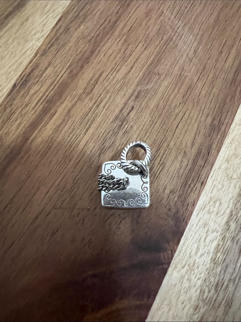 Silver 'Congrats' Graduation Cap Charm - Brighton Style - Picture 3 of 7
